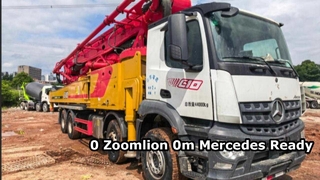 Używane 2021 SANY 65m ciężarówka z pompą do betonu Benz podwozie