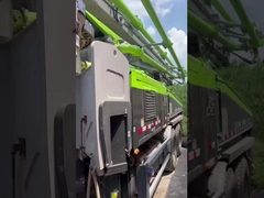 Dobry stan 2013 Orange Zoomlion 43m Betonowa pompa Benz Ciężarówka Wysokość karmienia 1400mm