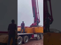 Sprzedaż używanych Sany 56m betonowych ciężarówek Stabilny materiał roboczy